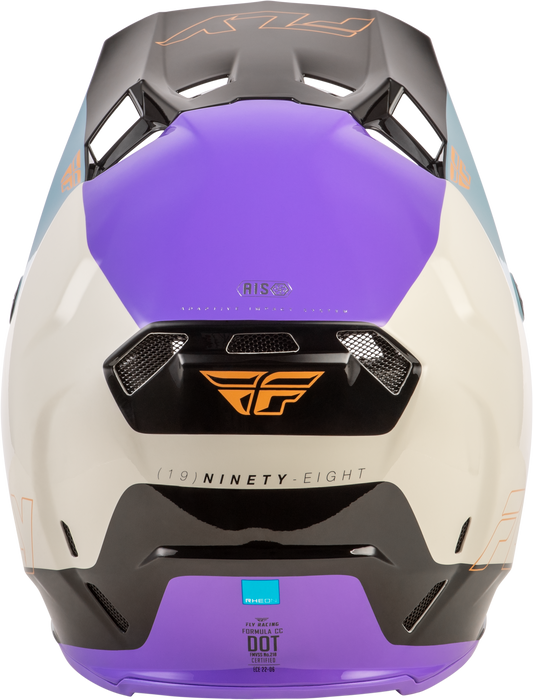 Fly Racing Youth Formula CC Glide Helmet Purple, Stone & Black - Part 73 - 4355YL - Kelly Motorsports