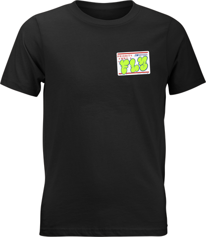 Fly Racing Youth Graffiti Tee Black YL - Comfortable Cotton - Polyester Blend T-Shirt - Kelly Motorsports