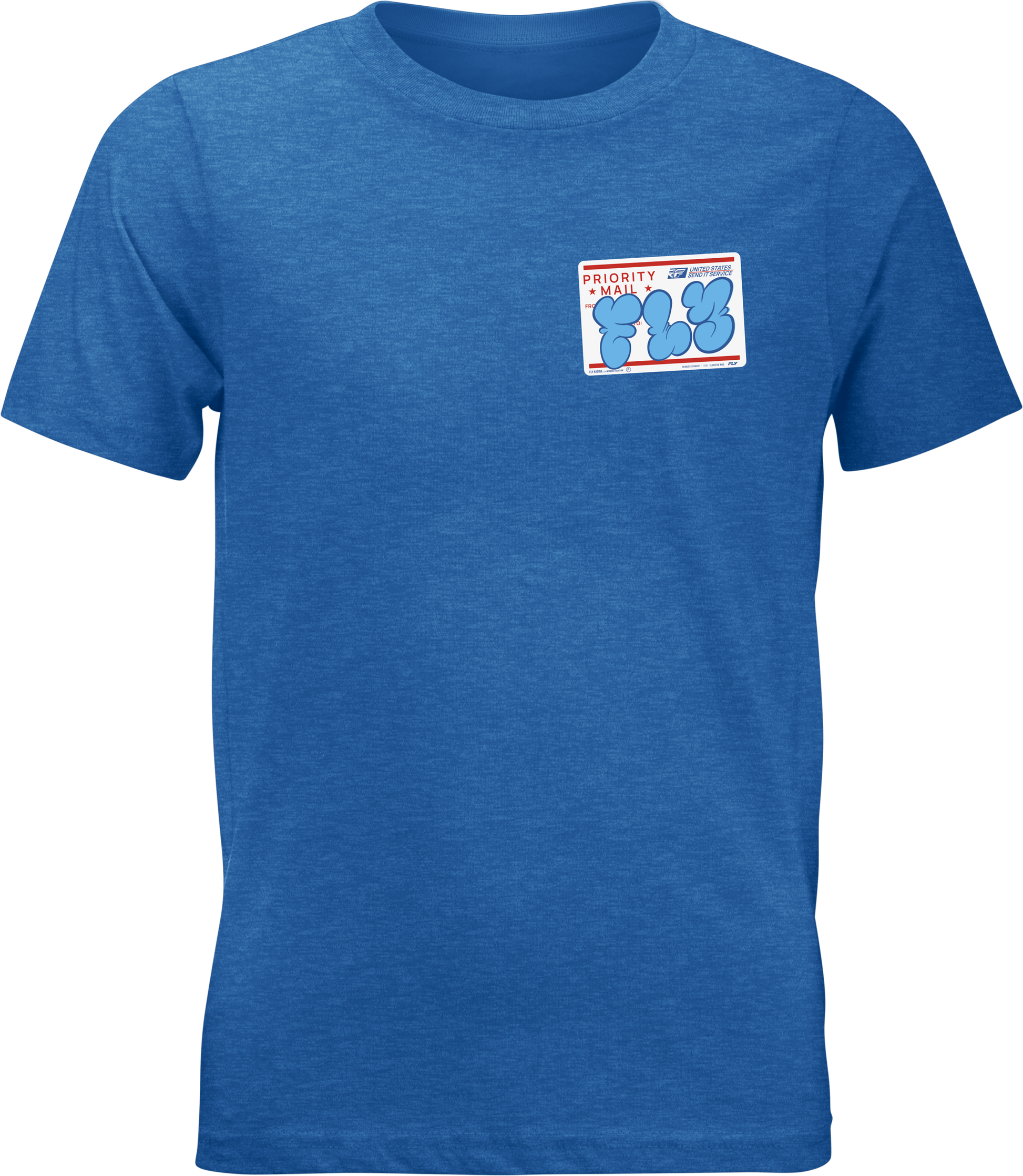 Fly Racing Youth Graffiti Tee in Blue - Part Number 354 - 0414YM - Kelly Motorsports