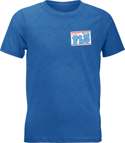 Fly Racing Youth Graffiti Tee in Blue - Part Number 354 - 0414YM - Kelly Motorsports