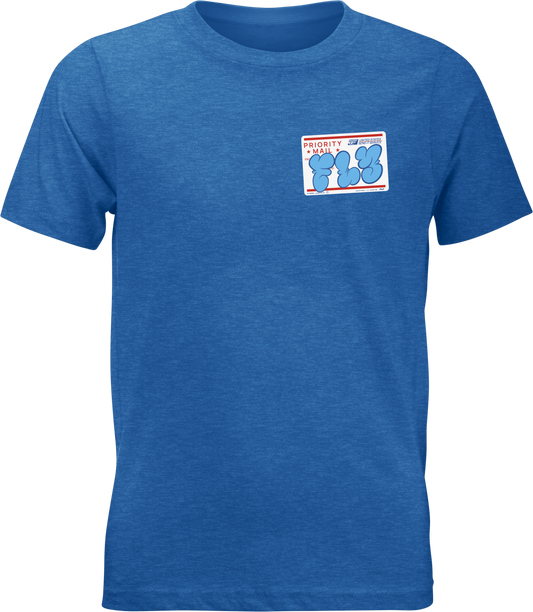 Fly Racing Youth Graffiti Tee in Blue - Part Number 354 - 0414YM - Kelly Motorsports