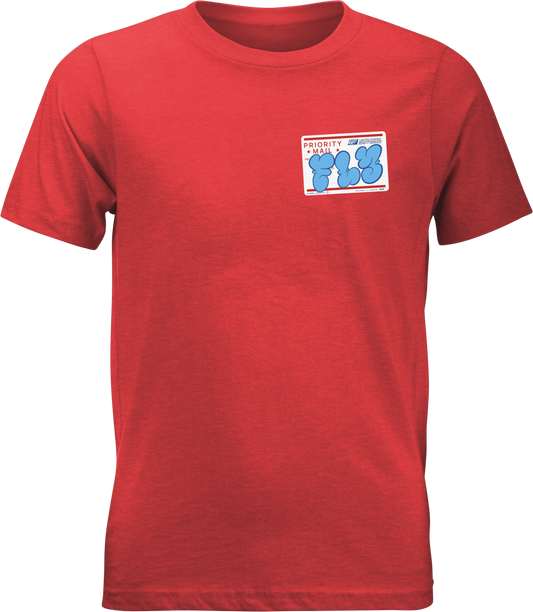 Fly Racing Youth Graffiti Tee in Red Yellow (Part No. 354 - 0415YL) - Kelly Motorsports