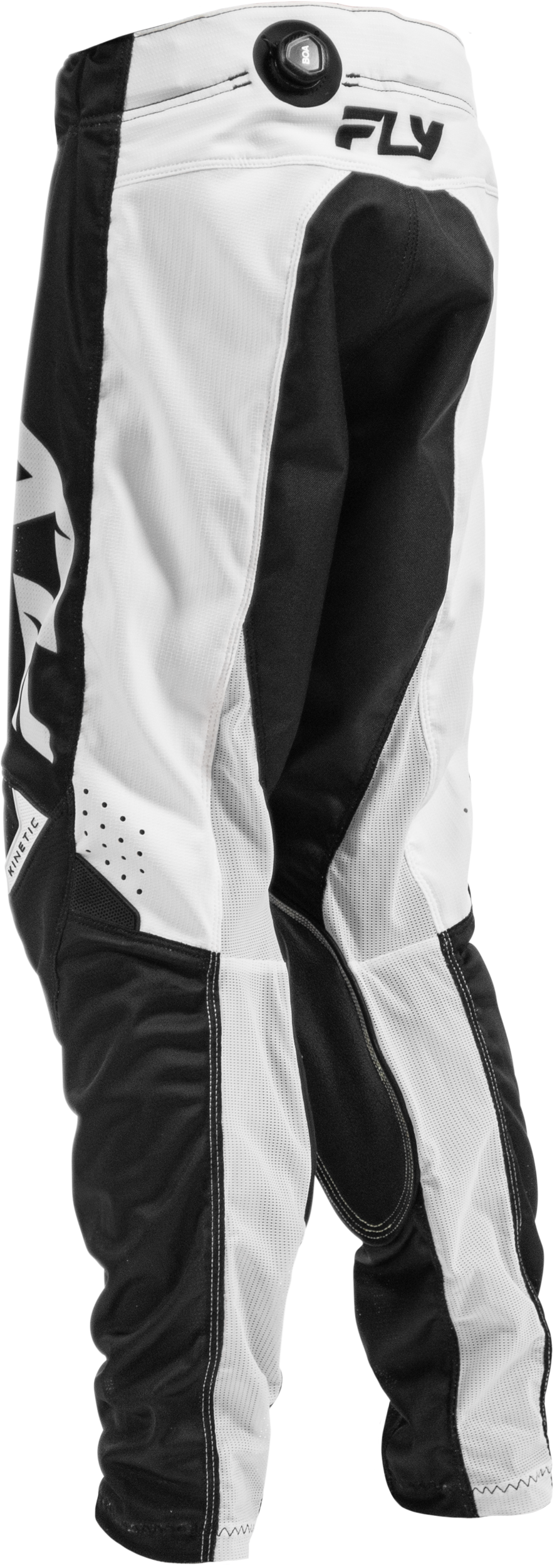 Fly Racing Youth Kinetic Mesh Pants Black/White Size 26 - Kelly Motorsports