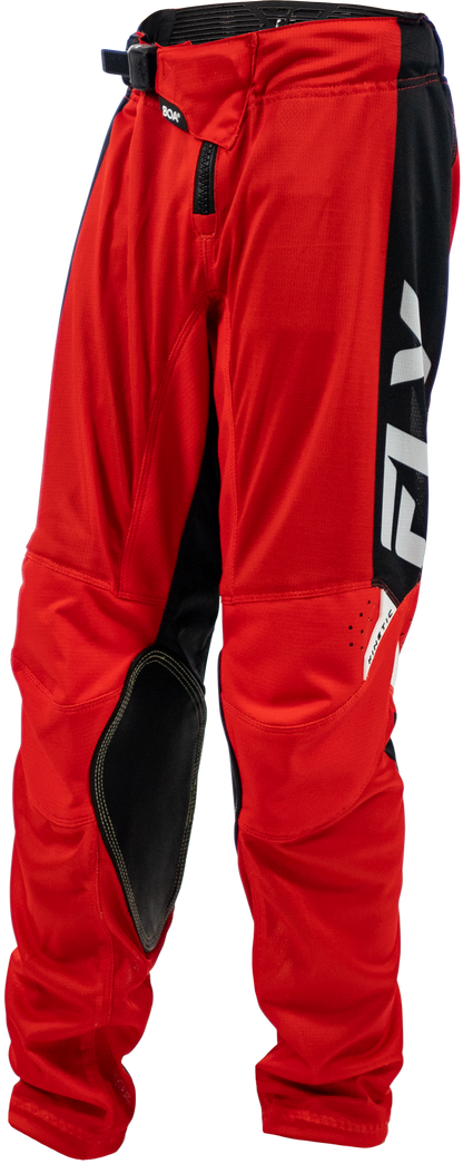 Fly Racing Youth Kinetic Mesh Pants in Red/Black/White Size 22 - Kelly Motorsports