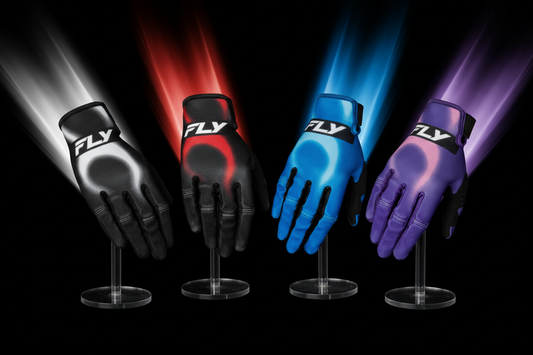 FLY Racing Youth Kinetic Torch Gloves Hero