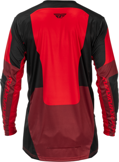 Fly Racing Youth Lite Jersey Black/Red YXL - Performance Motocross Jersey - Kelly Motorsports