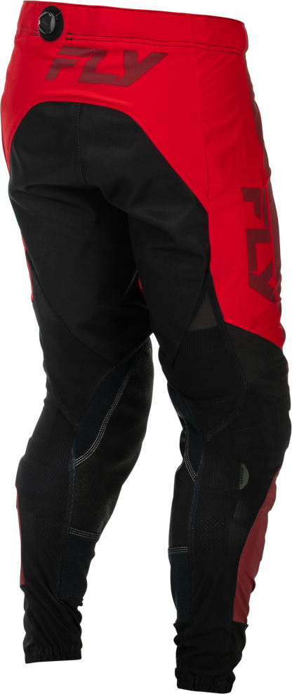 Fly Racing Youth Lite Pants Black/Red Size 26 – Lightweight Motorcycle Gear with Advanced Comfort - Kelly Motorsports