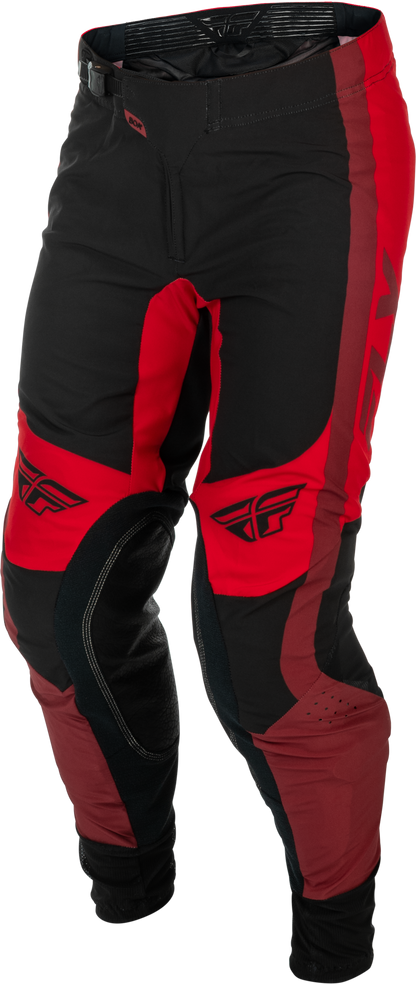 Fly Racing Youth Lite Pants Black/Red Size 26 – Lightweight Motorcycle Gear with Advanced Comfort - Kelly Motorsports