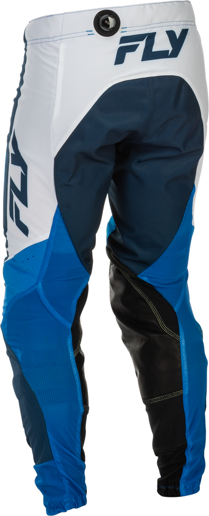 Fly Racing Youth Lite Pants Blue/White Size 26 – Lightweight Motocross Pants with Advanced Protection - Kelly Motorsports