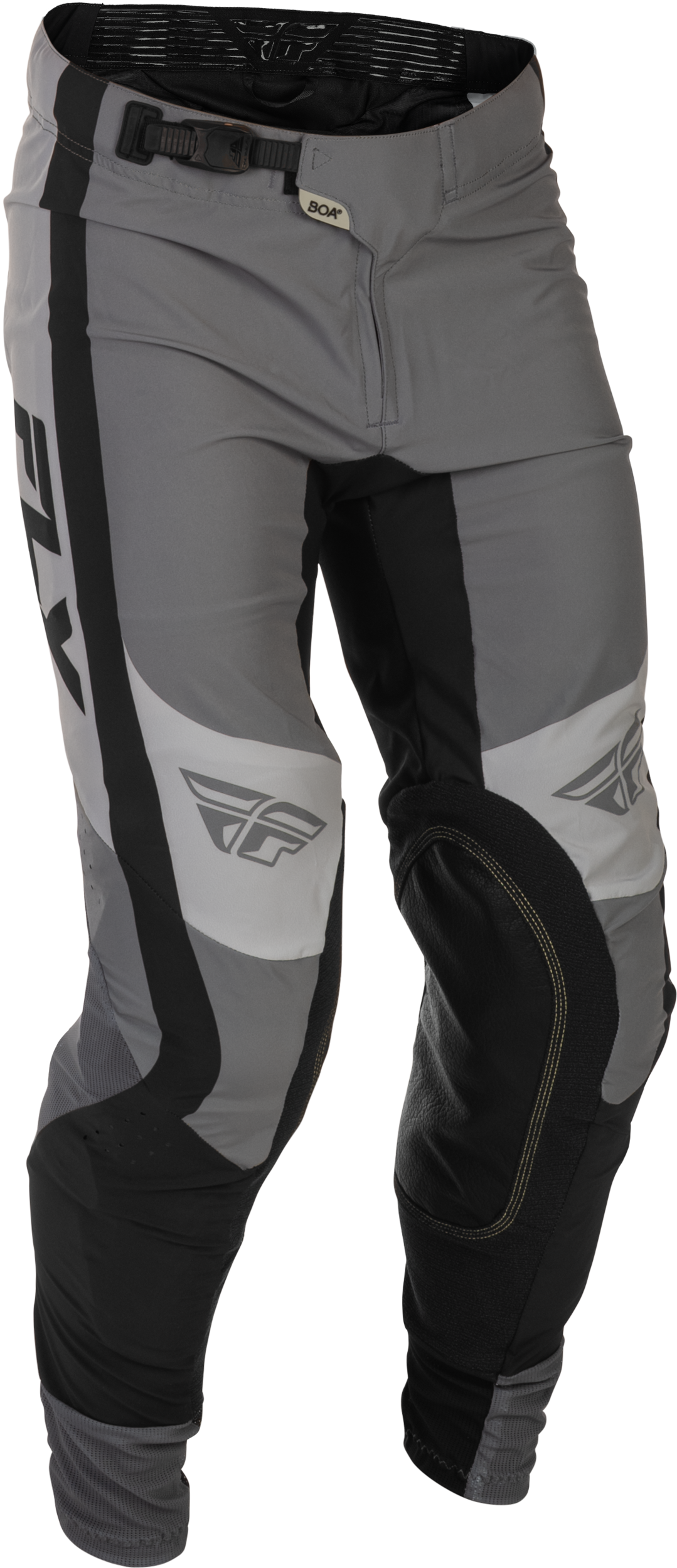 Fly Racing Youth Lite Pants Grey/Black Size 26 – Lightweight Motorcycle Riding Gear with Advanced Protection - Kelly Motorsports