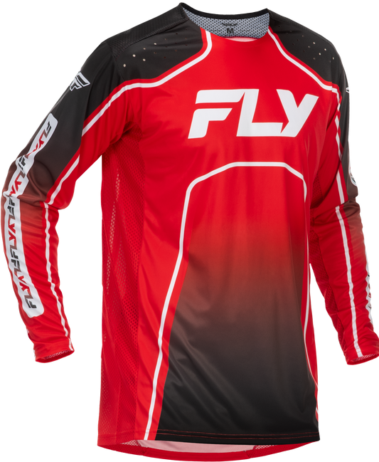 Fly Racing Youth Rayce Bicycle Jersey Red/Black/White, Part 379 - 052YL - Kelly Motorsports