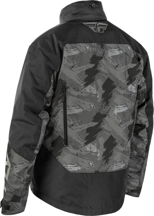 Fly Racing Youth SNX Pro Jacket Black YXS - Weatherproof Snowboarding Outerwear with Insulation and Safety Features - Kelly Motorsports