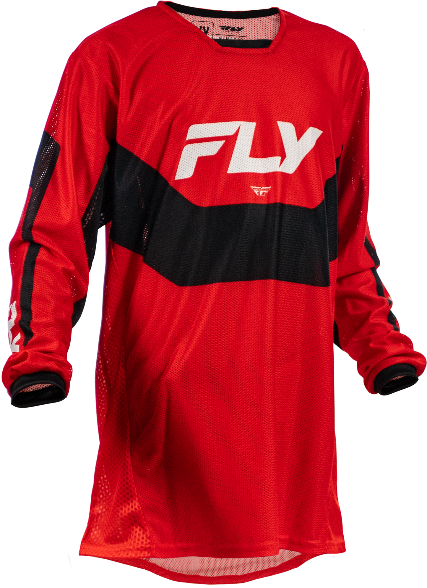 Fly Racing Yth Kinetic Mesh Jersey Red/Black/White Youth Part 380 - 332YL - Kelly Motorsports