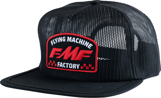 FMF Chamber Trucker Hat Snapback Mesh Black SU26196903BLKOS - Kelly Motorsports