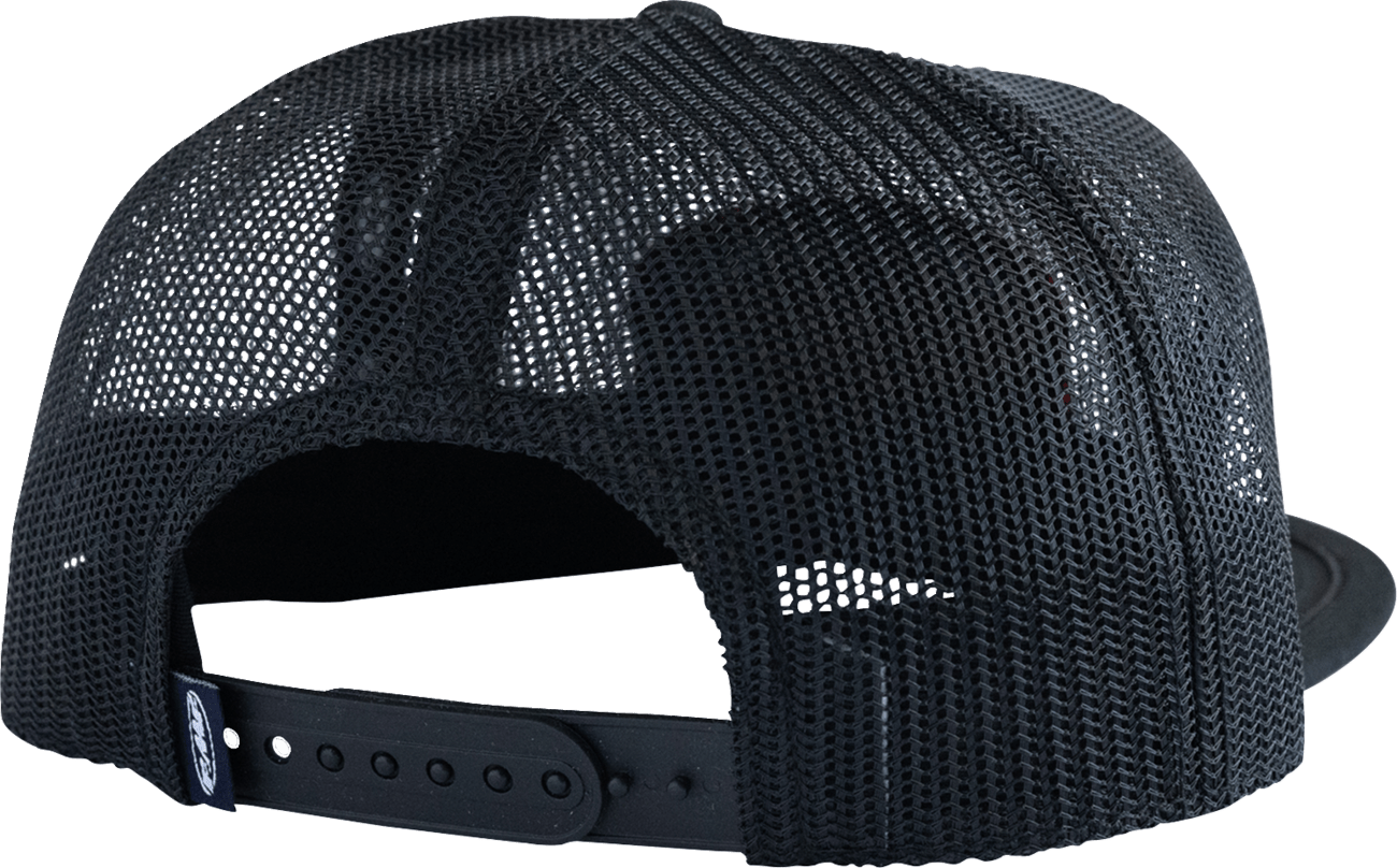 FMF Chamber Trucker Hat Snapback Mesh Black SU26196903BLKOS - Kelly Motorsports
