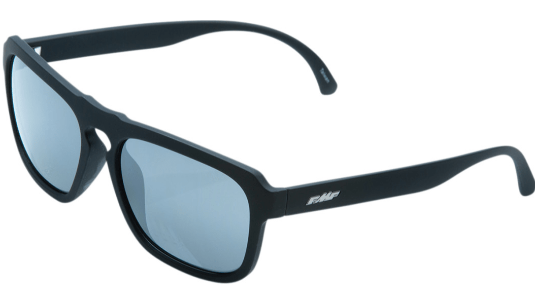 FMF Emler Sunglasses Matte Black Silver Mirror Lens F-61508-252-01 - Kelly Motorsports