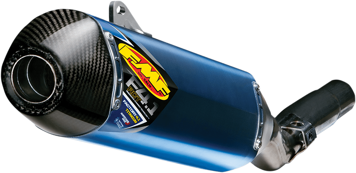 FMF Factory 4.1 RCT Slip-On Muffler KTM 250/350/450/500 – Anodized Titanium 045561 - Kelly Motorsports