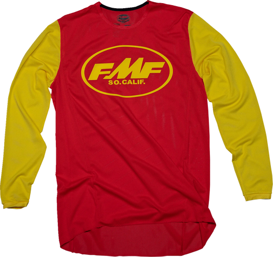 FMF Legends Jersey - Red, Large - Custom Micro Mesh, Moisture - Wicking Fabric - Kelly Motorsports