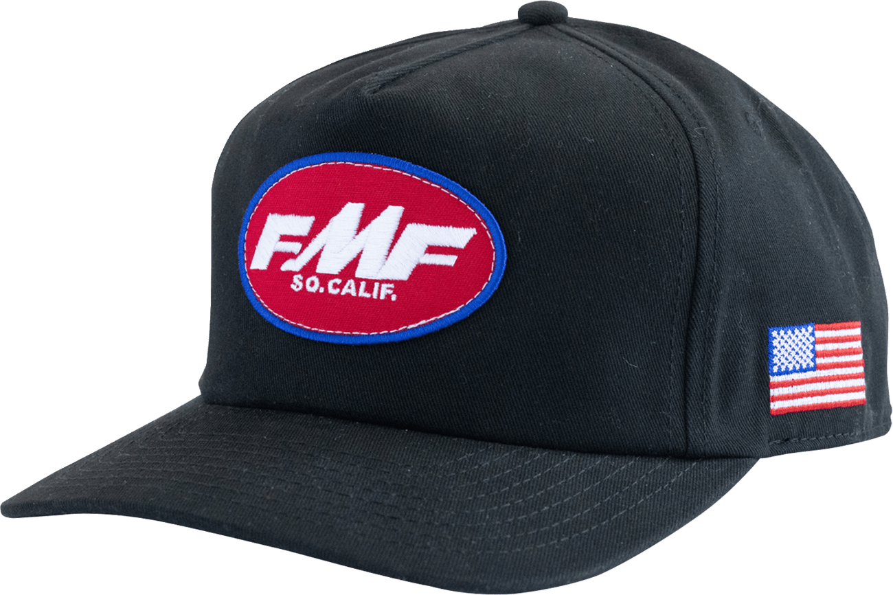FMF Machinist Hat Snapback Black SU26196902BLKOS - Kelly Motorsports