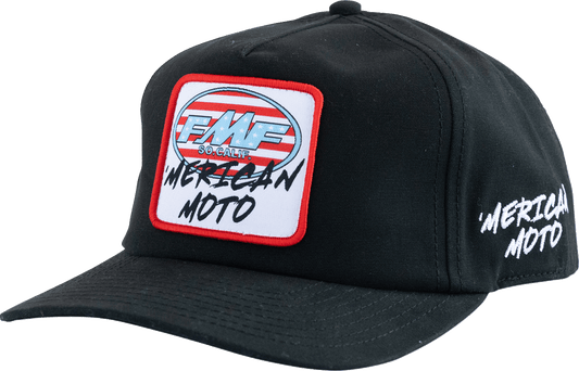 FMF Merican Moto Hat Black SU26196901BLKOS - Kelly Motorsports