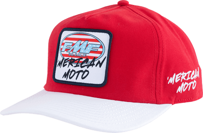 FMF Merican Moto Snapback Hat Red SU26196901RDOS - Kelly Motorsports