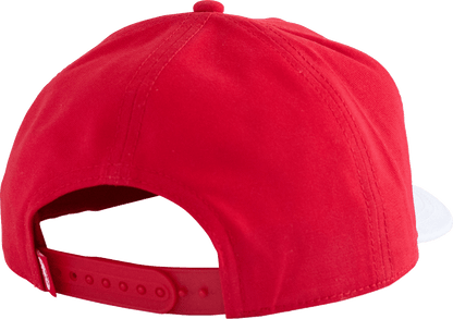 FMF Merican Moto Snapback Hat Red SU26196901RDOS - Kelly Motorsports