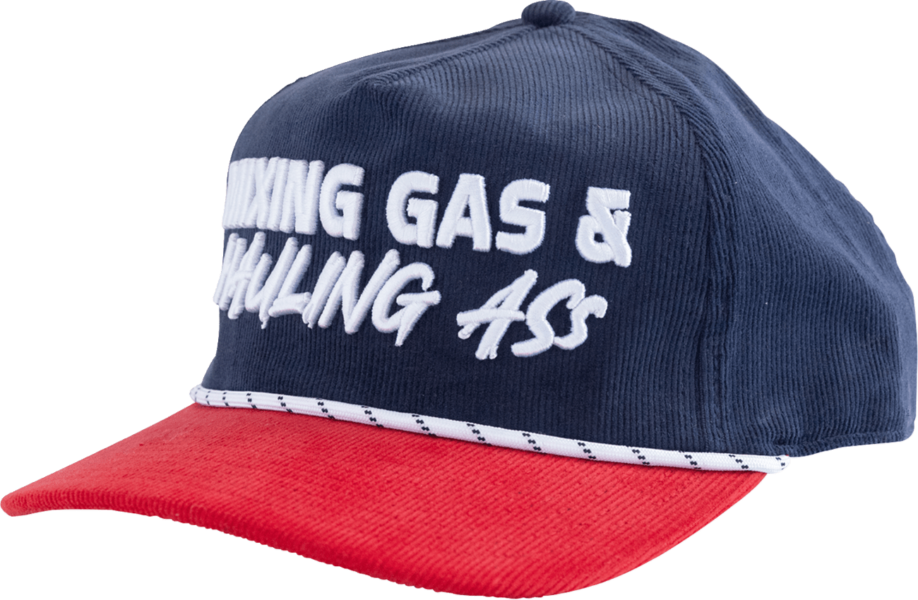 FMF Mixers Snapback Hat Mixing Gas Hauling? Navy SU26196900NVYOS - Kelly Motorsports