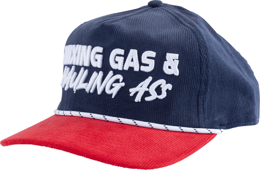 FMF Mixers Snapback Hat Mixing Gas Hauling? Navy SU26196900NVYOS - Kelly Motorsports