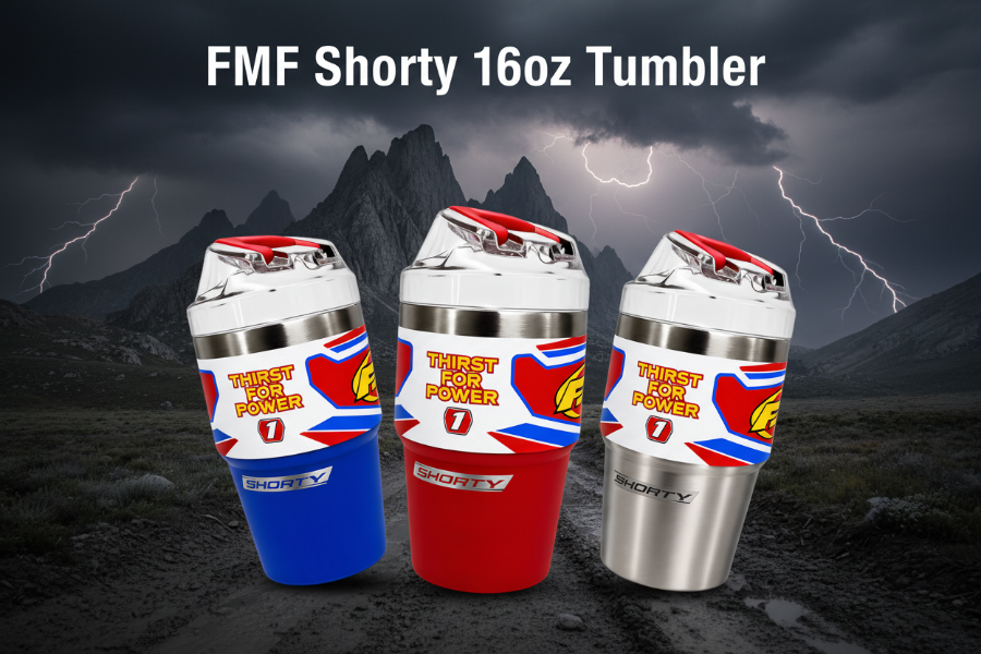 FMF Shorty 16oz Tumbler mountain hero