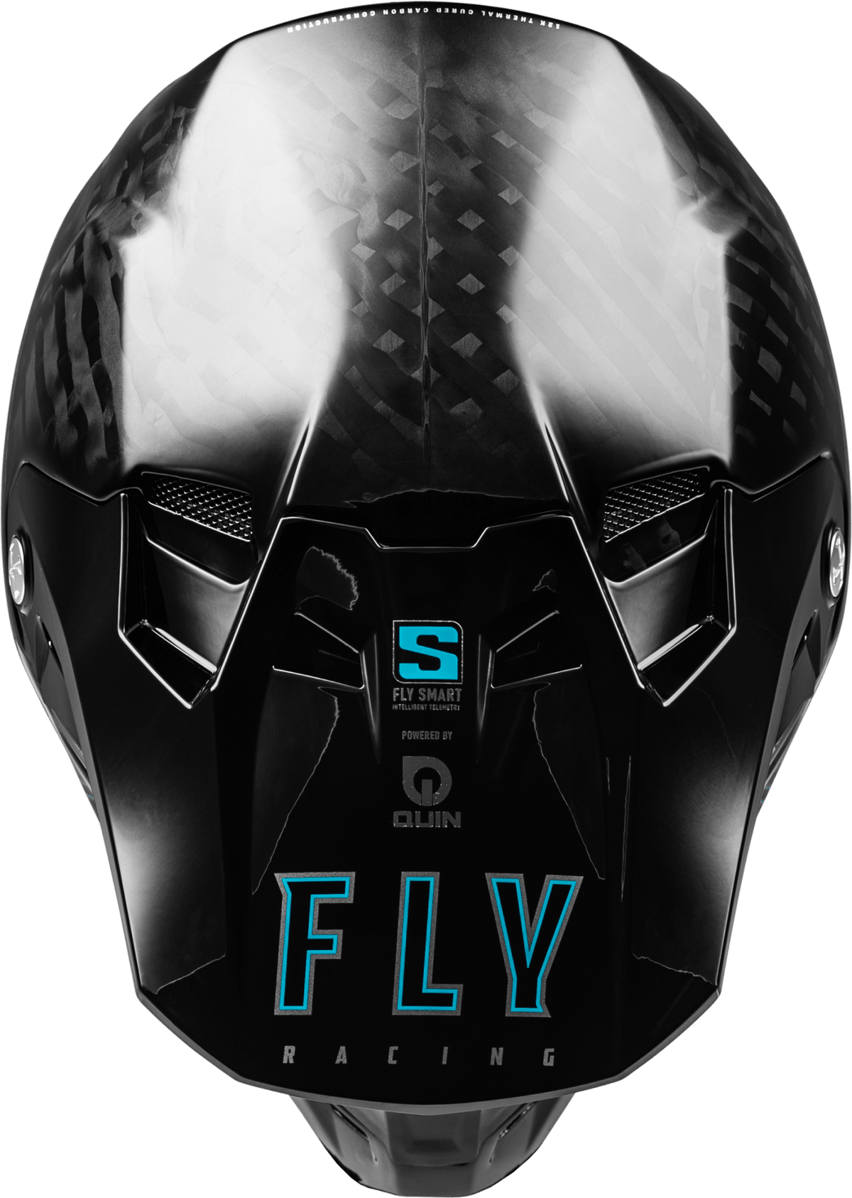 Formula S Carbon Helmet Black w/Fly Smart App & Live GPS Tracking - Kelly Motorsports