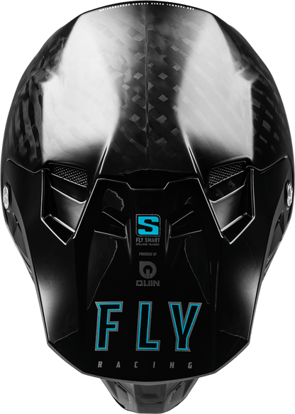 Formula S Carbon Helmet Black w/Fly Smart App & Live GPS Tracking - Kelly Motorsports