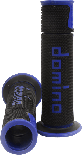 G2 ERGONOMICS CORP. A450 Grips - Domino - Black/Blue A45041C4840B7-0 - Kelly Motorsports
