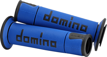 G2 ERGONOMICS CORP. A450 Grips - Domino - Blue/Black A45041C4048B7-0 - Kelly Motorsports