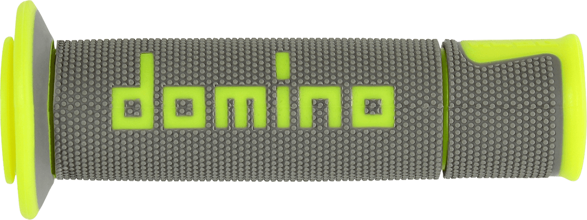 G2 ERGONOMICS CORP. A450 Grips - Domino - Gray/Fluorescent Yellow A45041C5052B7-0 - Kelly Motorsports