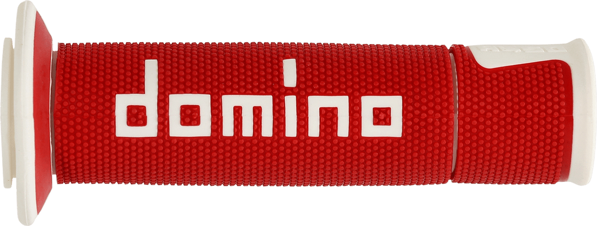 G2 ERGONOMICS CORP. A450 Grips - Domino - Red/White A45041C4642B7-0 - Kelly Motorsports