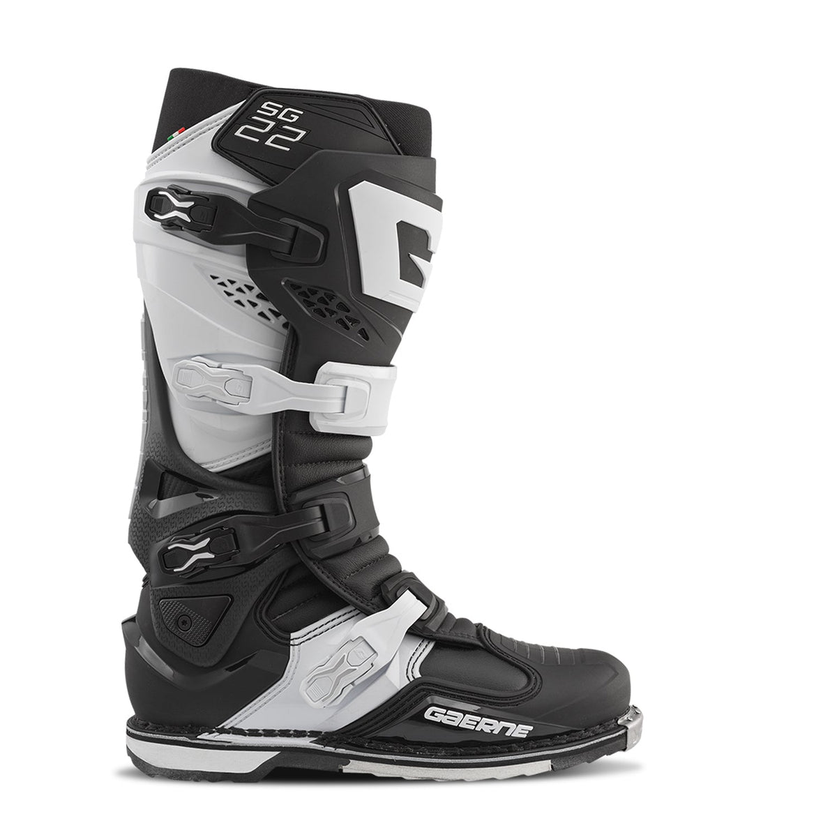 Gaerne SG22 Boots Black/White - Kelly Motorsports
