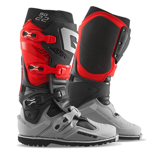 Gaerne SG22 Gore Tex Enduro Le Boots Red/Black/Grey - Kelly Motorsports