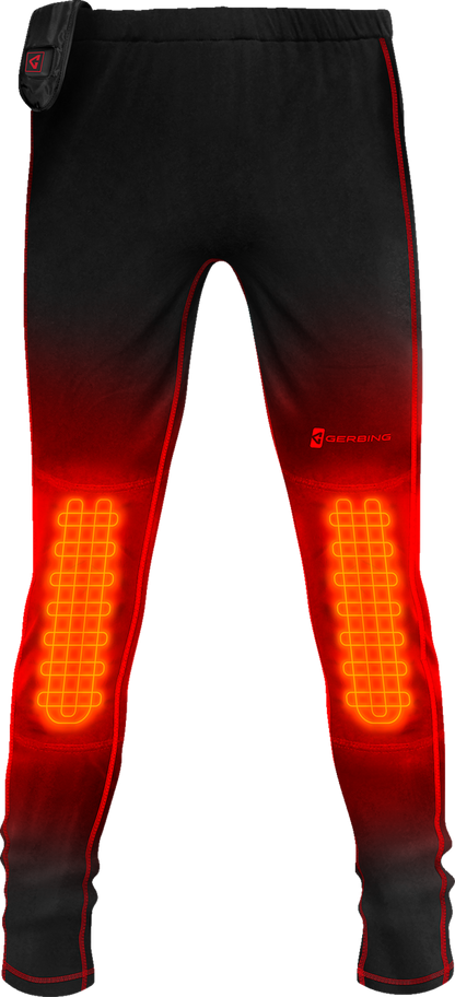 Gerbing Heated Clothing 7V Heated Base Layer Pants - Black - Medium (Part Number GER - BLP - 7V - M - M) - Kelly Motorsports