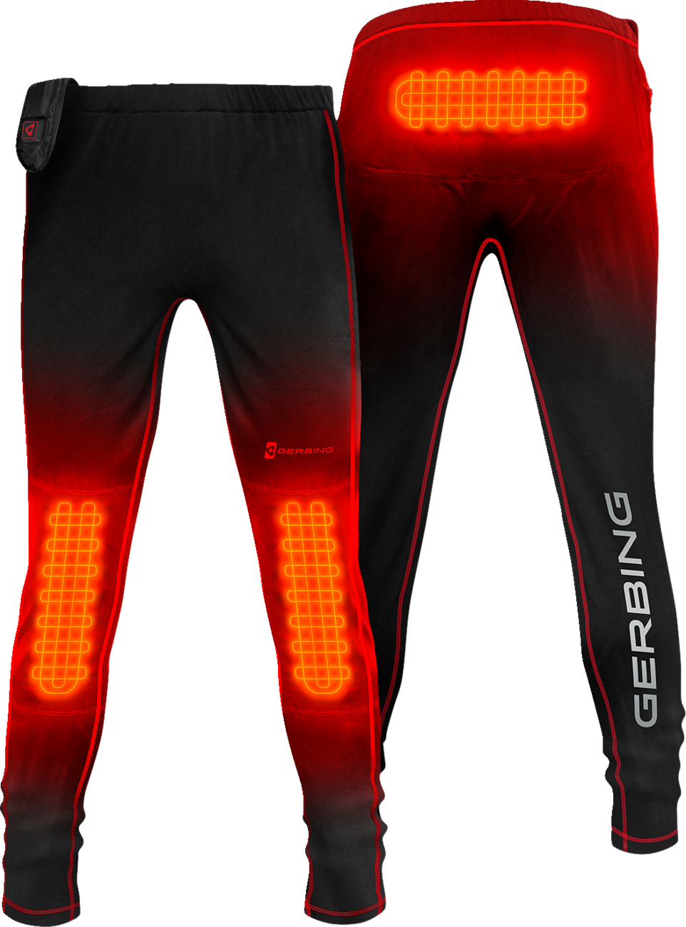 Gerbing Heated Clothing 7V Heated Base Layer Pants - Black - Medium (Part Number GER - BLP - 7V - M - M) - Kelly Motorsports