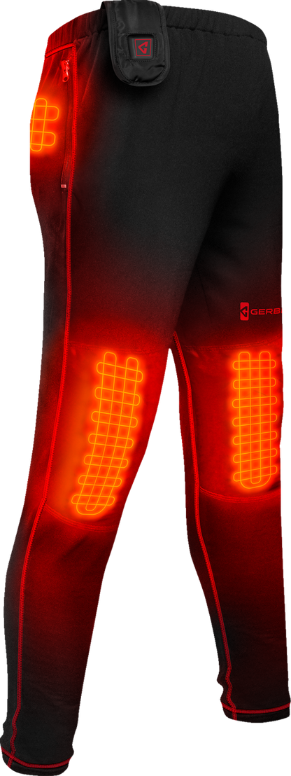 GERBING HEATED CLOTHING 7V Heated Base Layer Pants - Black - XL (Part Number GER - BLP - 7V - M - XL) - Kelly Motorsports