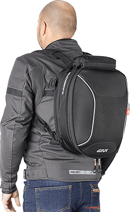 GIVI Tailock Saddlebag EA147 – 30 Liter Waterproof Motorcycle Storage with Convertible Backpack Function - Kelly Motorsports