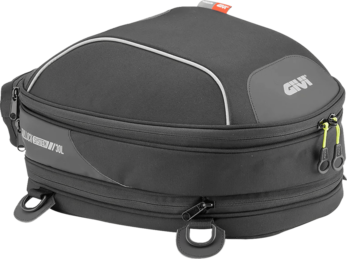GIVI Tailock Saddlebag EA147 – 30 Liter Waterproof Motorcycle Storage with Convertible Backpack Function - Kelly Motorsports