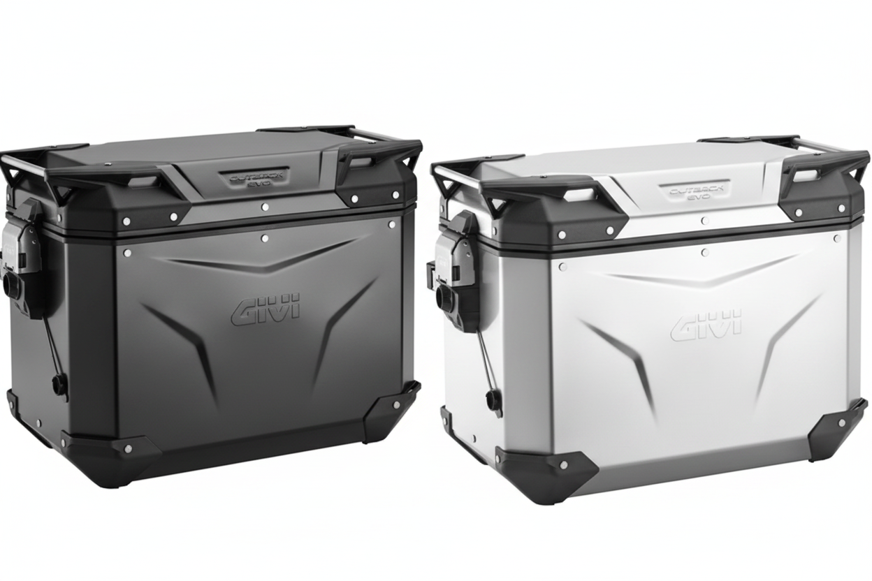 GIVI Outback Evo Smart Case 48L Aluminum Motorcycle Side Case