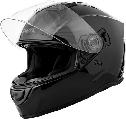 GMAX F1180025 FF 18 Solid Helmet in Black, Medium - Kelly Motorsports