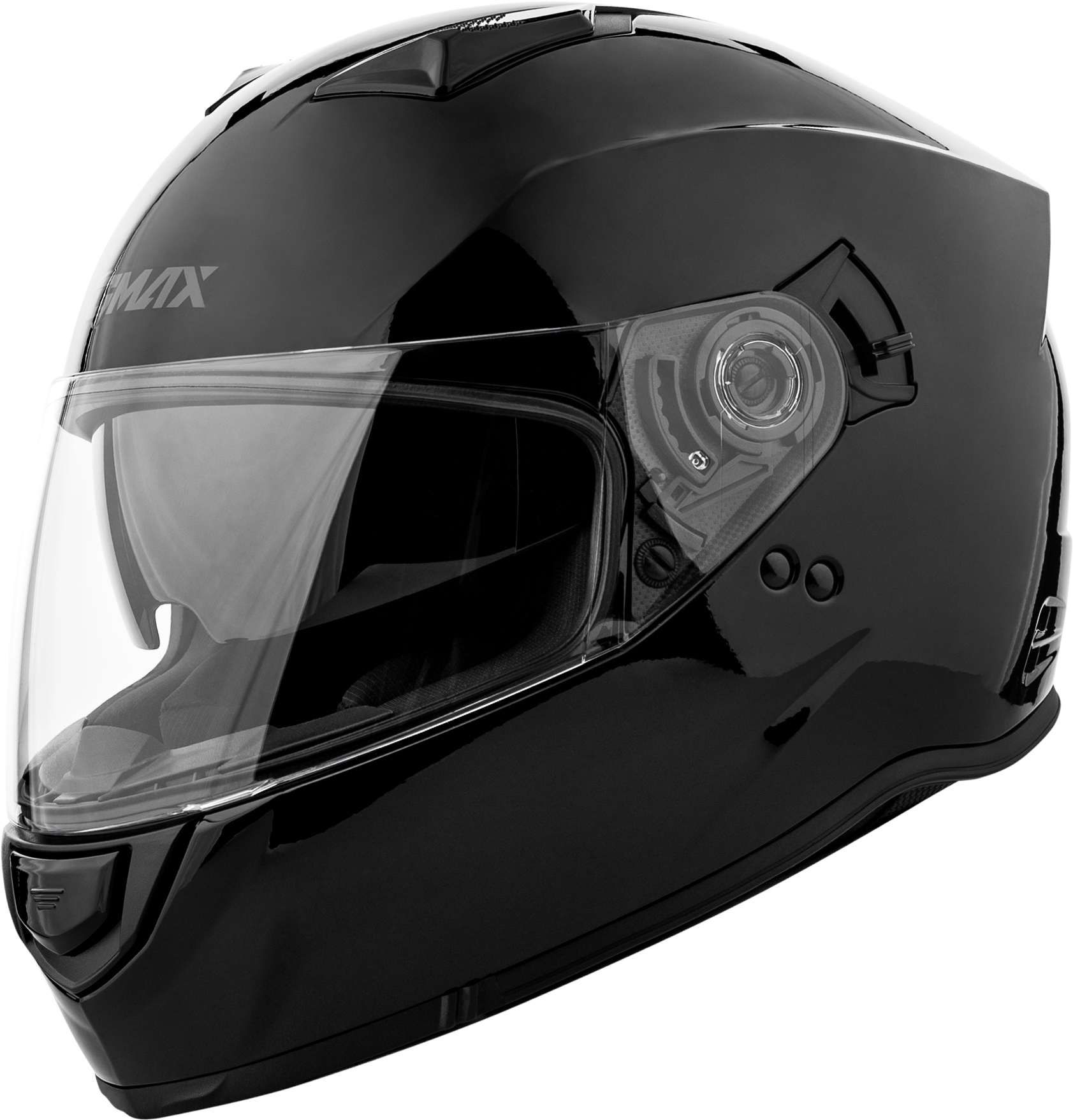 GMAX F1180026 FF 18 Solid Black Helmet with Sun Shield and Advanced Ventilation - Kelly Motorsports