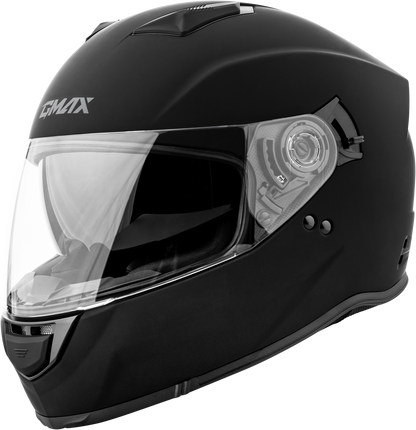 GMAX F1180073 FF 18 Solid Matte Black Helmet XS with Sun Shield and Advanced Ventilation - Kelly Motorsports
