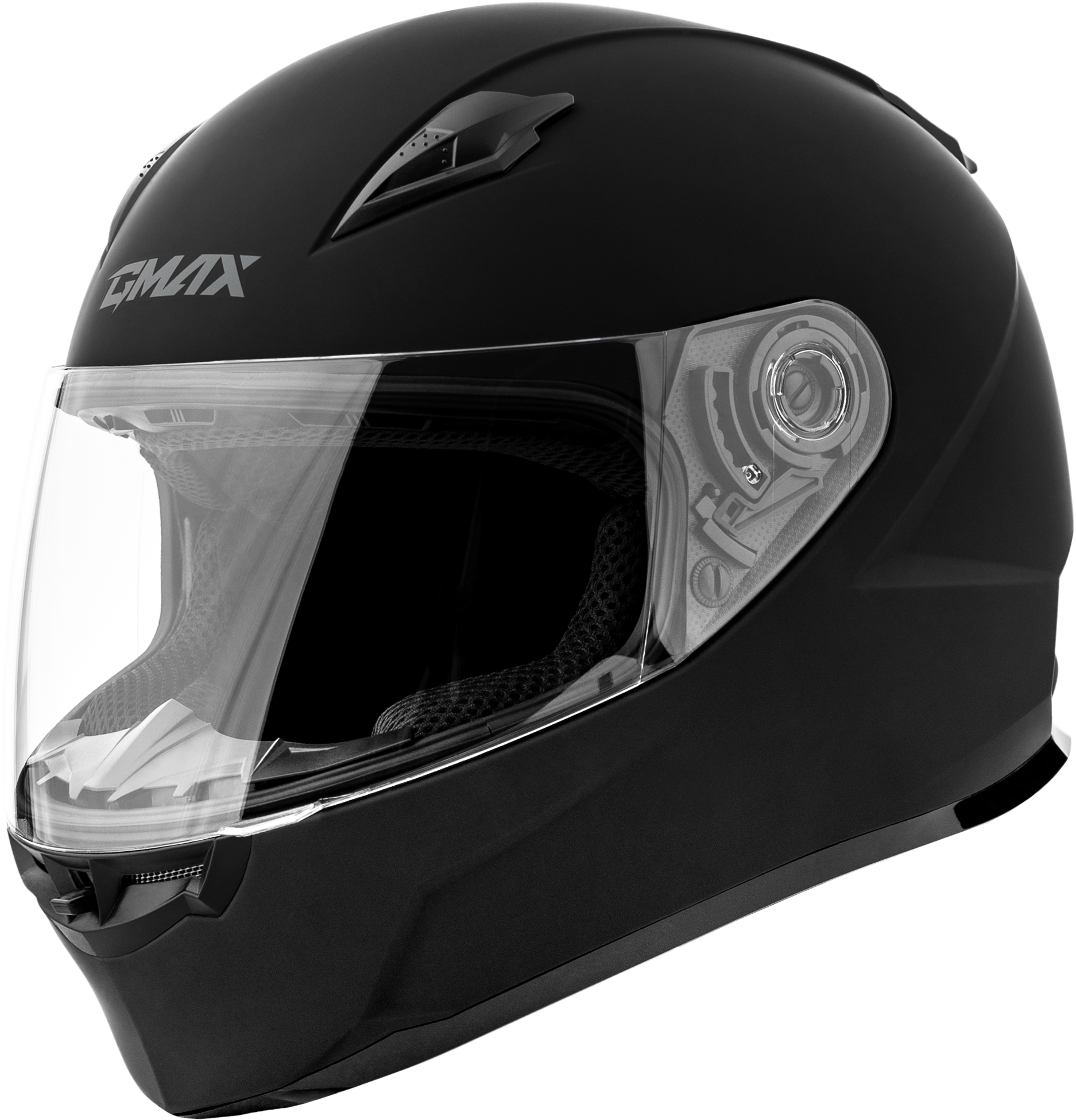 GMAX FF - 49 Solid Matte Black Helmet with COOLMAX® Interior and UV400 Shield - Kelly Motorsports