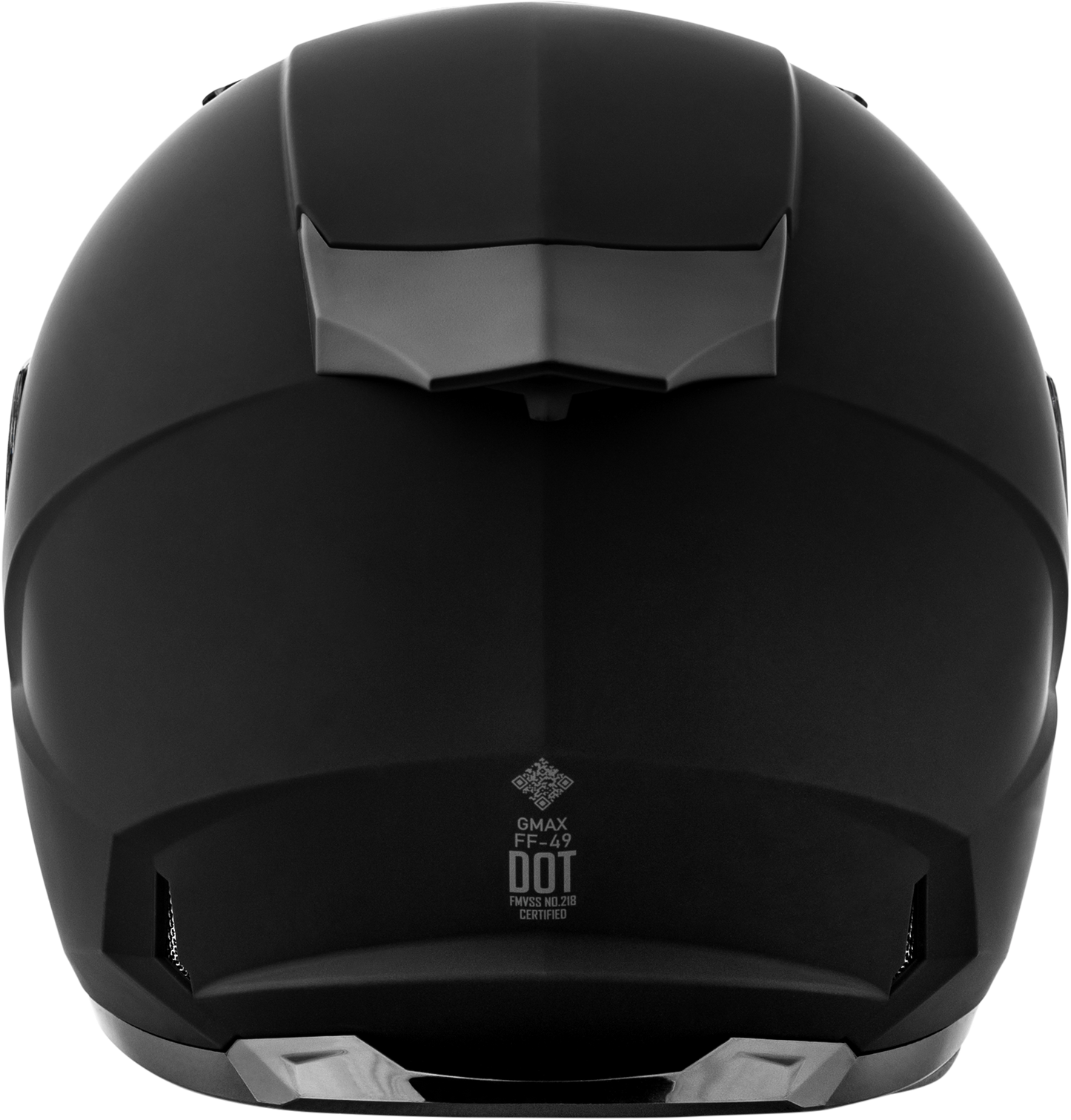 GMAX FF - 49 Solid Matte Black Helmet with COOLMAX® Interior and UV400 Shield - Kelly Motorsports