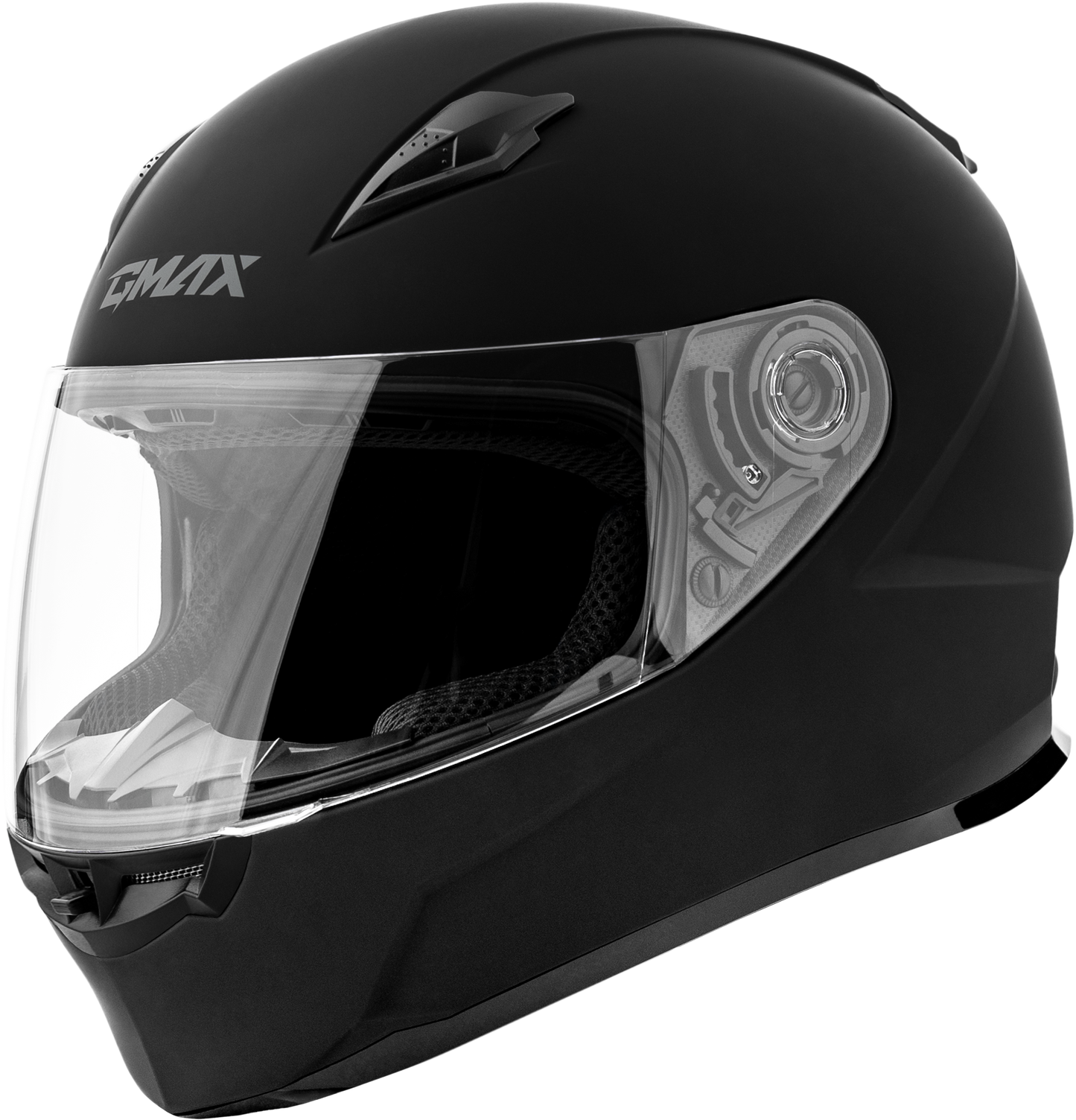 GMAX FF - 49 Solid Matte Black Helmet with COOLMAX Technology and UV Protection - Kelly Motorsports
