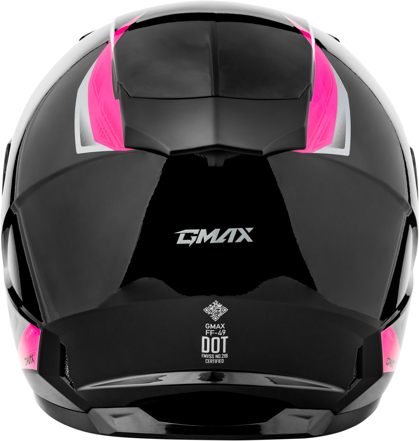 GMAX FF - 49 Syth Helmet Black/Pink Small - Lightweight, DOT Approved Motorcycle Helmet with COOLMAX® Interior and UV400 Shield - Kelly Motorsports